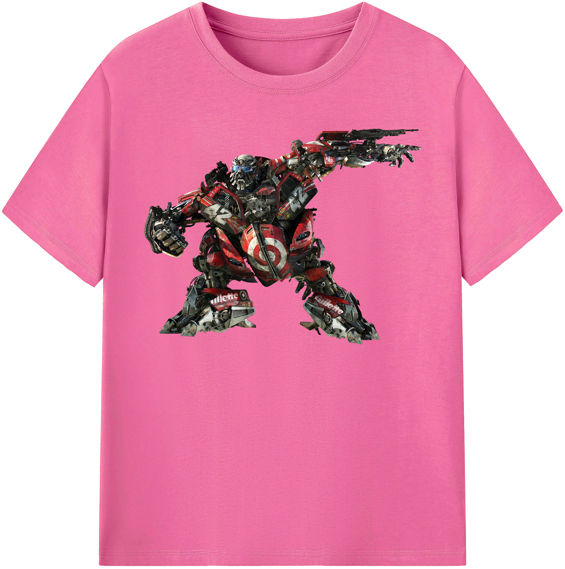 （画像用）  レディースカジュアルプリントTシャツ（綿100％）